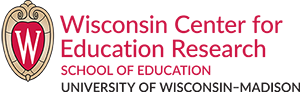 Wisconsin Center for Education Research, School of Education, University of Wisconsin-Madison logo
